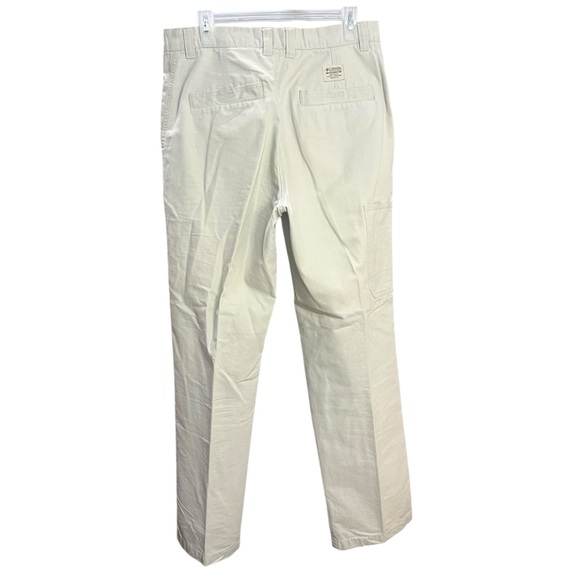 COLUMBIA Men's Classic Tan Pants Cargo Pants Cotton size 32 x 32 - Picture 2 of 9